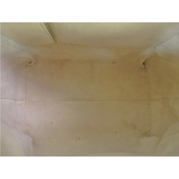 Louis Vuitton White and Tan Checkered Tote - Picture 10 of 16